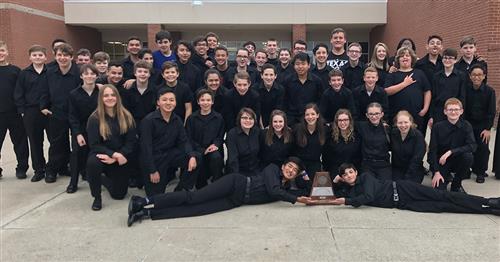 Williams Middle School Honors Band Earns Sweepstakes at UIL Concert Sight-reading Contest 
